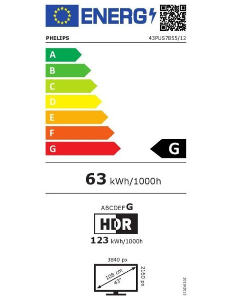 Телевизор Philips LED 43PUS7855/12