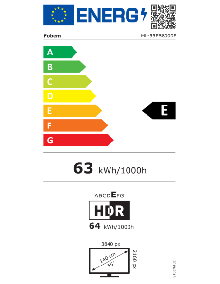 Телевизор Fobem ML55ES8000F Smart
