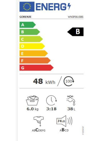 Пералня Gorenje WNGPI61SBS