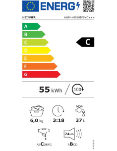 Пералня Heinner HWM-H6010IVSMC+++ 2
