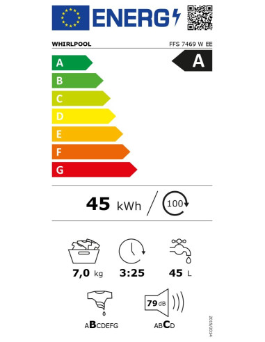 Пералня Whirlpool FFS-7469 W EE