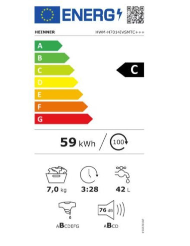 Пералня Heinner HWM-H7014IVSMTC+++