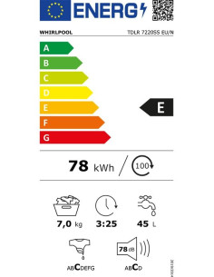 Пералня Whirlpool TDLR-7220SS 2