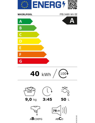 Пералня Whirlpool FFB-9489 WV EE
