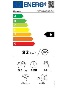 Пералня Electrolux EW6F448BU 2