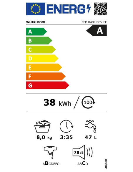Пералня Whirlpool FFD 8489 BCV EE