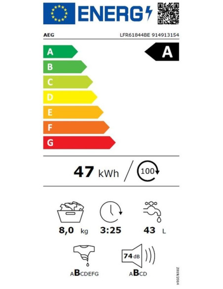 Пералня AEG LFR61844BE
