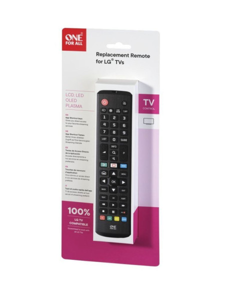 Дистанционно у-во One For All LG Replacement URC4911
