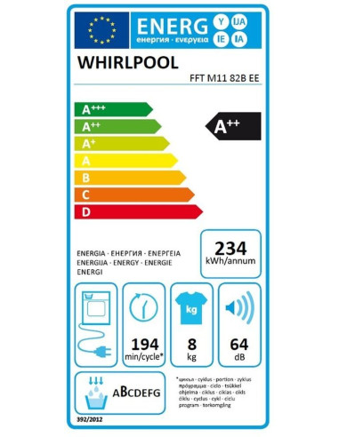 Сушилня Whirlpool FFT-M11 82B EE