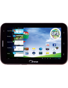 Таблет eStar GO! + стойка и зарядно за кола