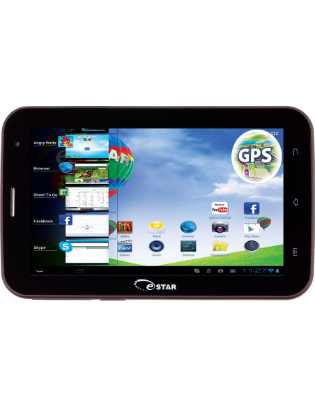 Таблет eStar GO! + стойка и зарядно за кола