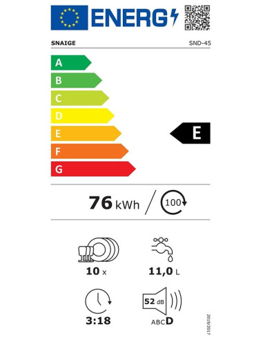 Съдомиялна Snaige SND-45