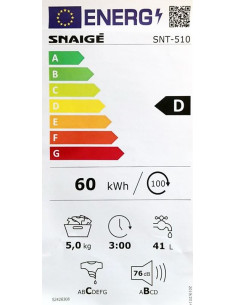 Пералня Snaige SNT-510 2