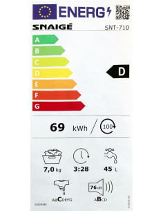 Пералня Snaige SNT-710 2