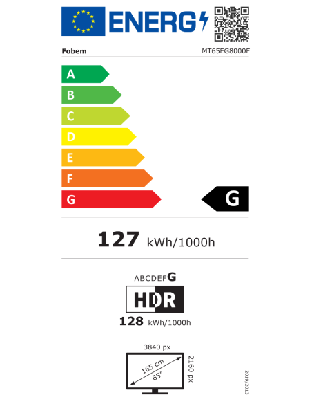 Телевизор Fobem MT65EG8000F Smart