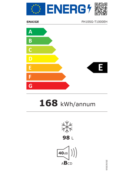 Фризер Snaige FH10SG-T1000EH