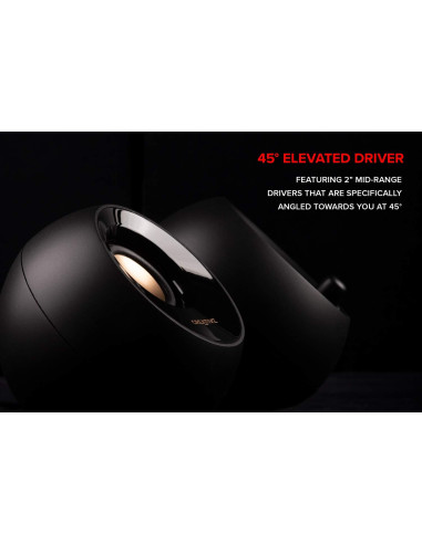 Озвучителна система Creative PEBBLE Plus 2.1, USB,8W