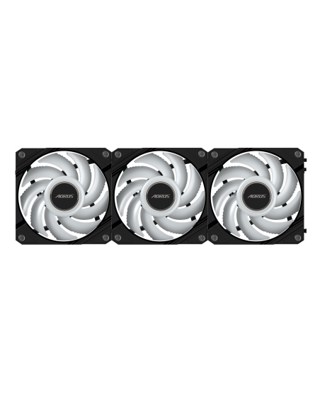 Комплект вентилатори GIGABYTE AORUS EZ CHAIN 120 Black 3-Pack ARGB