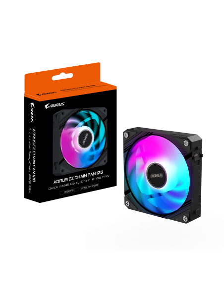 Вентилатор GIGABYTE AORUS EZ CHAIN 120 Black ARGB