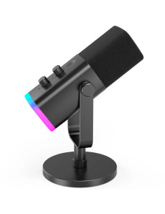 Настолен микрофон FIFINE AM8 Dynamic RGB XLR/USB- Black