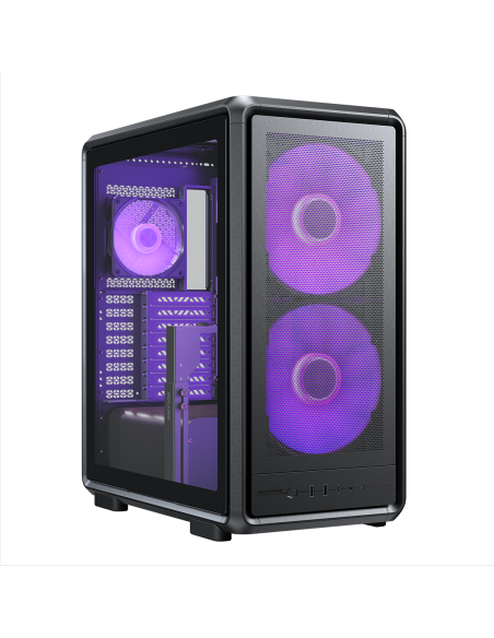 Кутия CoolerMaster MasterFrame 500 Mesh - Black ARGB