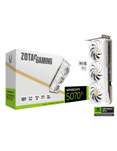 Видео карта ZOTAC GAMING RTX 5070 TI Solid Core OC White 16GB GDDR7 2