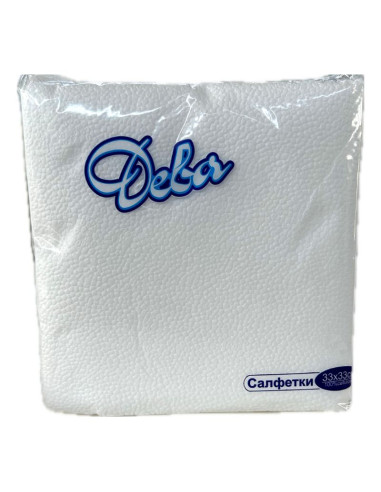 Салфетки Дева бели 60бр.