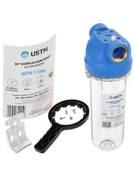Филтърно тяло 10“ USTM WFW EMI 1“