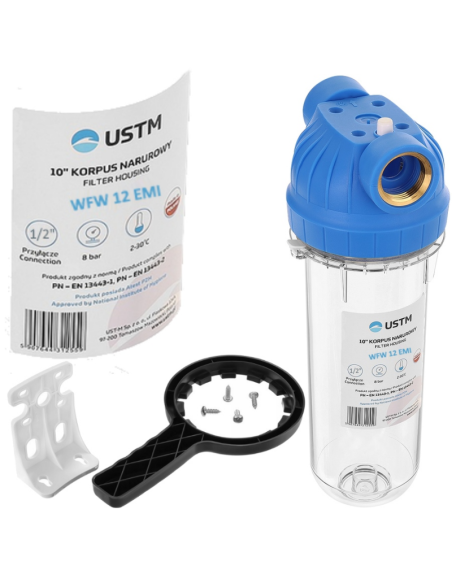 Филтърно тяло 10“ USTM WFW EMI 1/2“