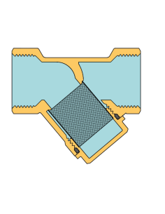 Y-образен груб филтър 1/2“ 2