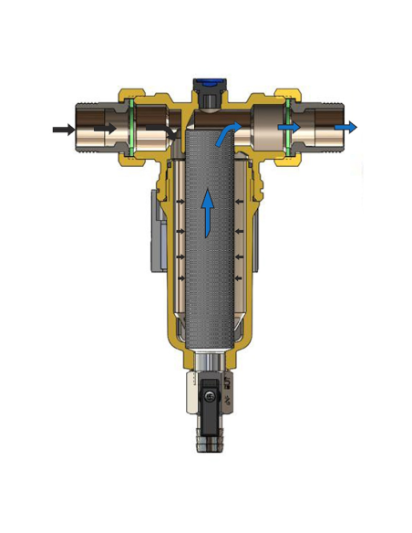 Филтър с магнитен сепаратор 1“