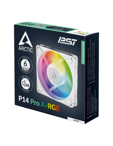 Вентилатор ARCTIC P14 Pro White A-RGB - 140mm PWM