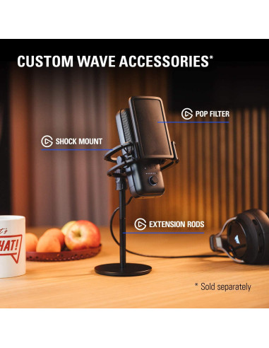 Настолен микрофон Elgato Wave 3