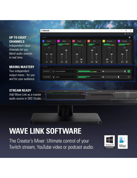 Настолен микрофон Elgato Wave 3