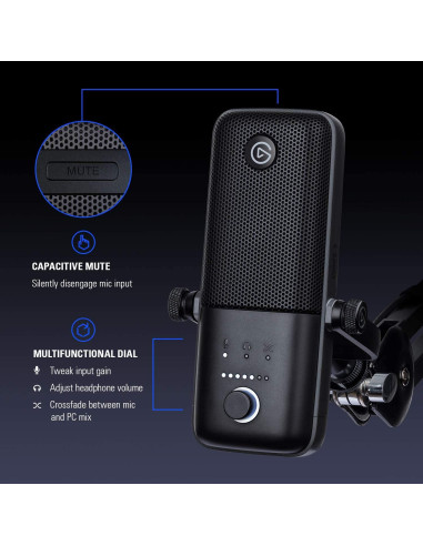 Настолен микрофон Elgato Wave 3