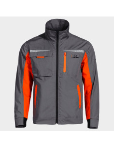 Работно яке PRISMA LIGHT STRETCH GREY/ORANGE 02002351