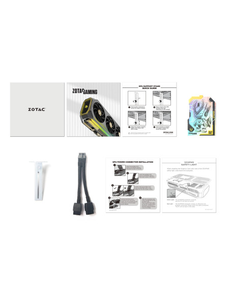 Видео карта ZOTAC GAMING RTX 5070 AMP White Edition 12GB GDDR7