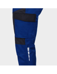 Работен полугащеризон EOS STRETCH BLUE/GREY 02002142 2