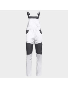 Работен полугащеризон EOS STRETCH WHITE/GREY 02002396