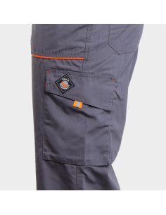 Работен полугащеризон PRISMA SUMMER GREY/ORANGE 02001298 2