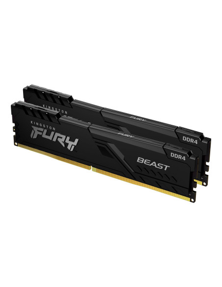 Памет Kingston FURY Beast Black 16GB(2x8GB) DDR4 3200MHz KF432C16BBK2/16