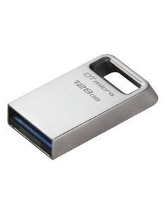 USB памет KINGSTON DataTraveler Micro, 128GB,USB-A 3.2 Gen 1, Сребрист 2