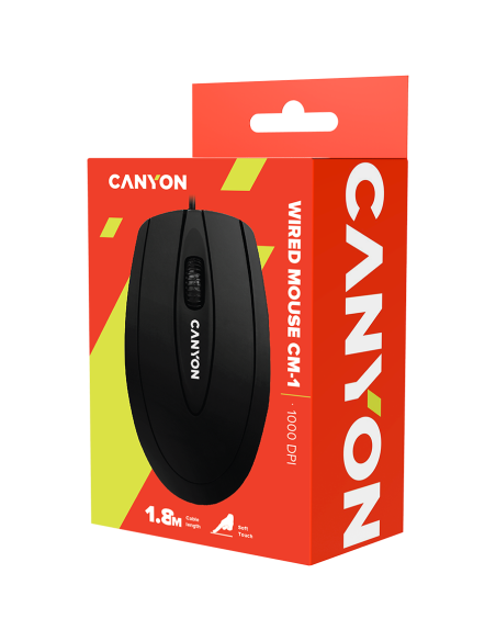 CANYON mouse CM-1 Wired Black