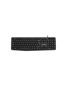CANYON Wired Keyboard, 104 keys, USB2.0, Black, cable length 1.5m, 44314524mm, 0.37kg, Bulgarian