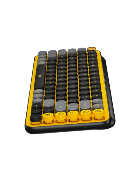 LOGITECH POP Keys Bluetooth Mechanical Keyboard - BLAST YELLOW - US INTL