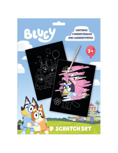 Арт скреч сет Bluey