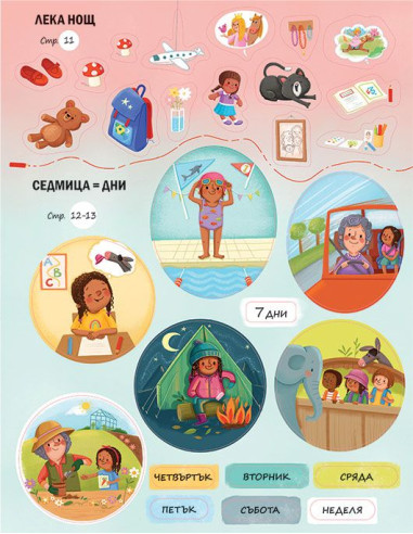 Всичко за времето - книга със стикери