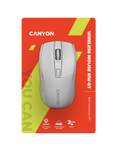 CANYON mouse MW-7 Wireless White