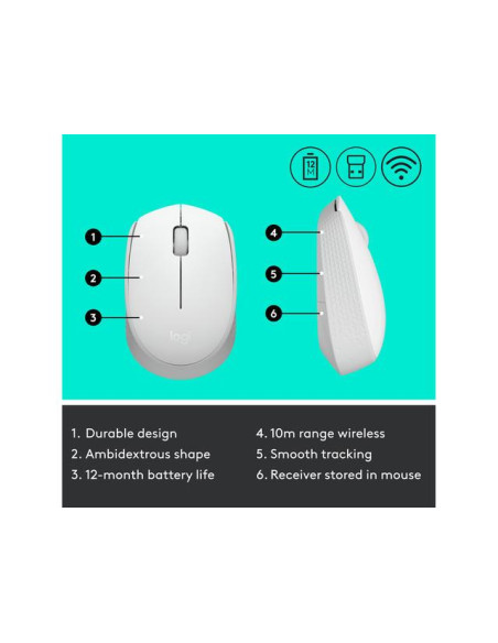 Безжична оптична мишка LOGITECH M171