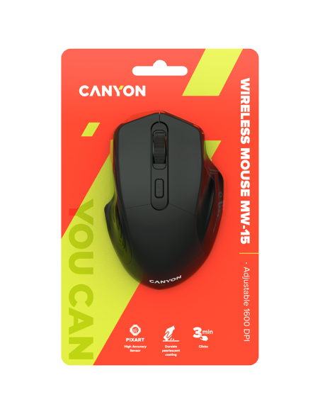 CANYON mouse MW-15 Wireless Black